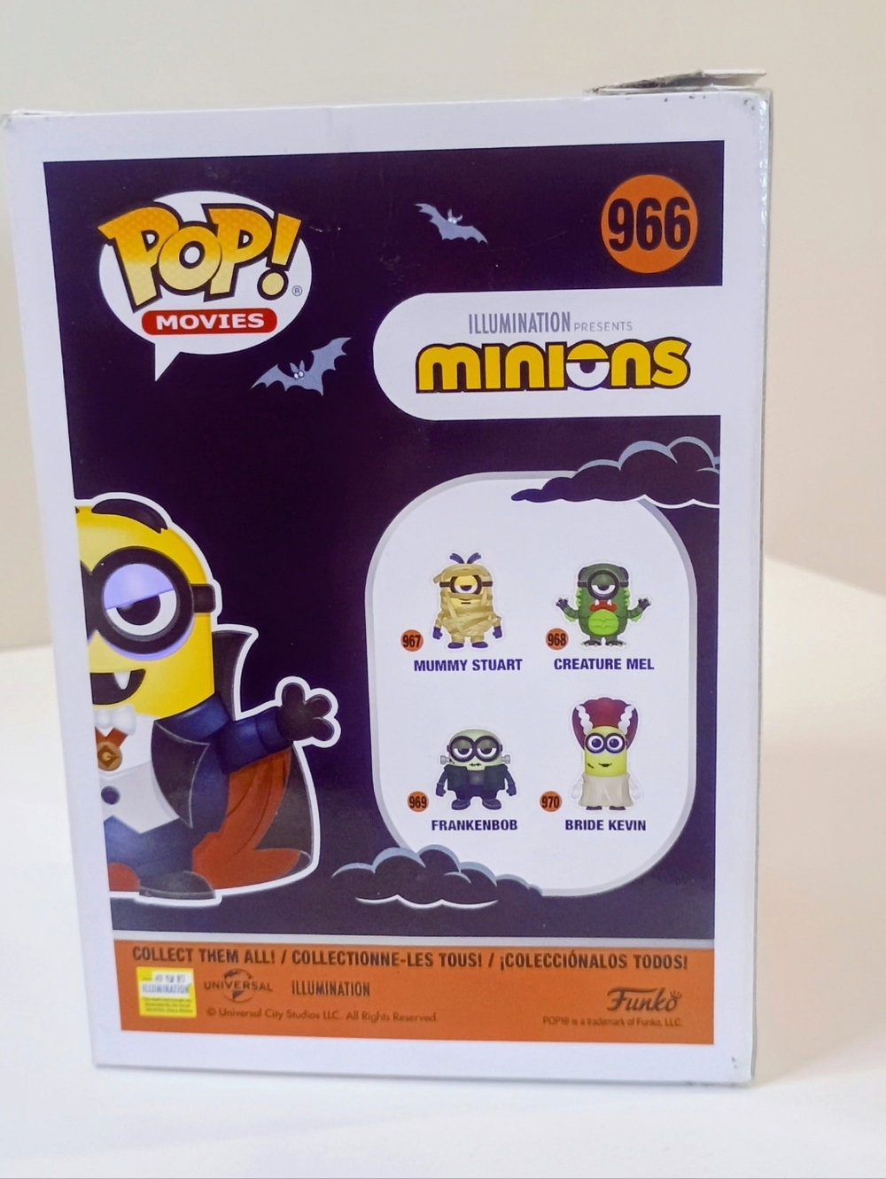 Funko Pop! Movies Minions Dave'acula Vinyl Figure - Yellow & Black - Picture 4 of 5